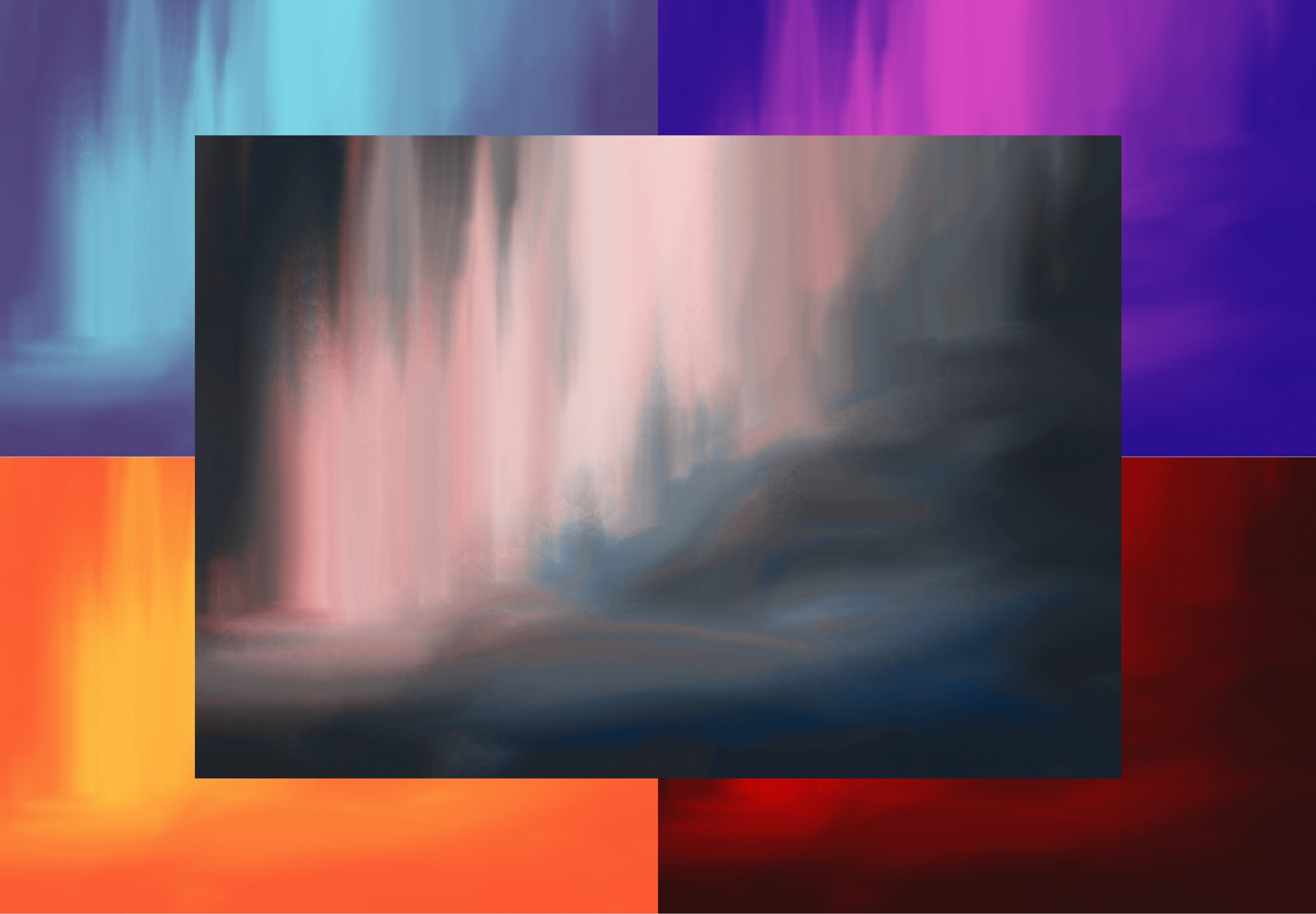 Space Paint Background Set